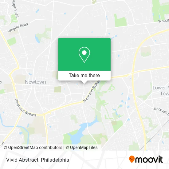 Vivid Abstract map