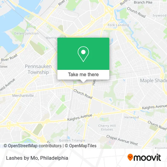Lashes by Mo map
