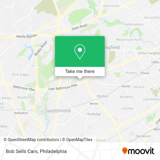 Bob Sells Cars map
