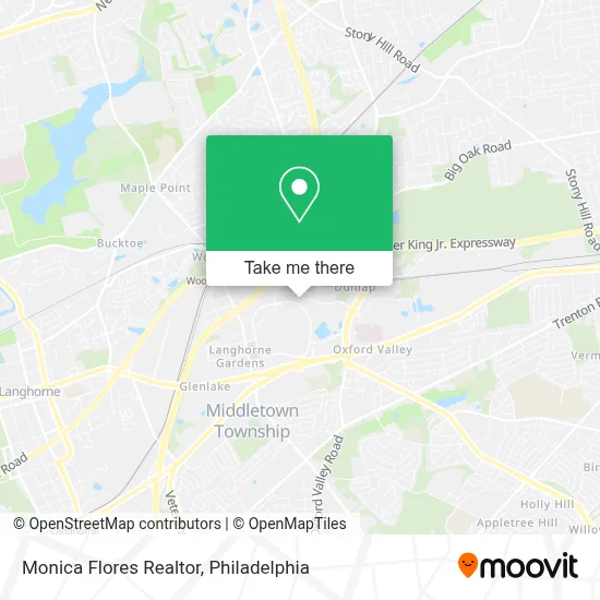 Monica Flores Realtor map