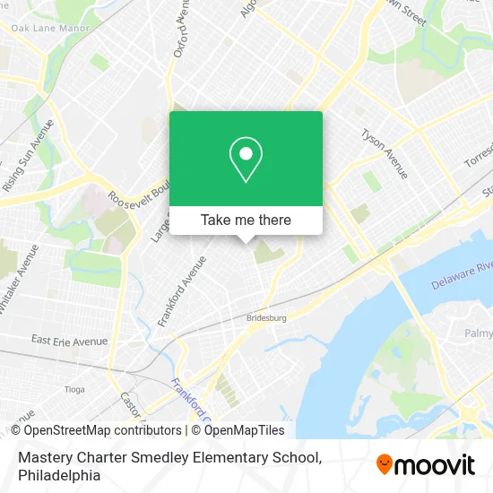 Mastery Charter Smedley Elementary School map