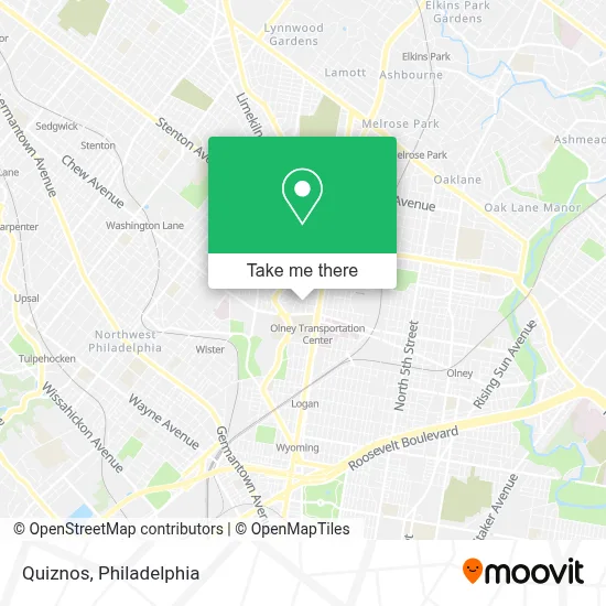 Quiznos map