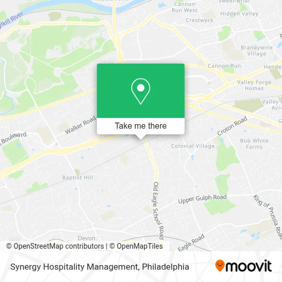 Synergy Hospitality Management map