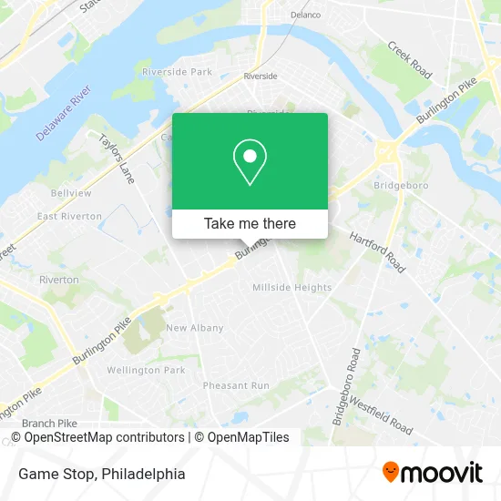 Game Stop map