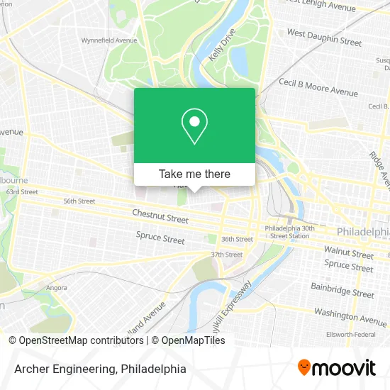 Archer Engineering map