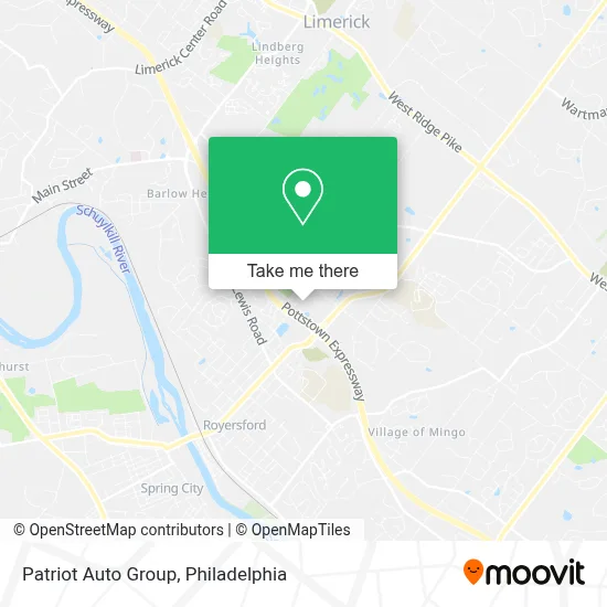 Patriot Auto Group map