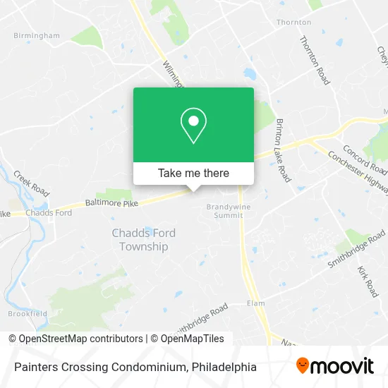 Painters Crossing Condominium map