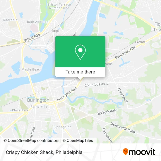 Crispy Chicken Shack map