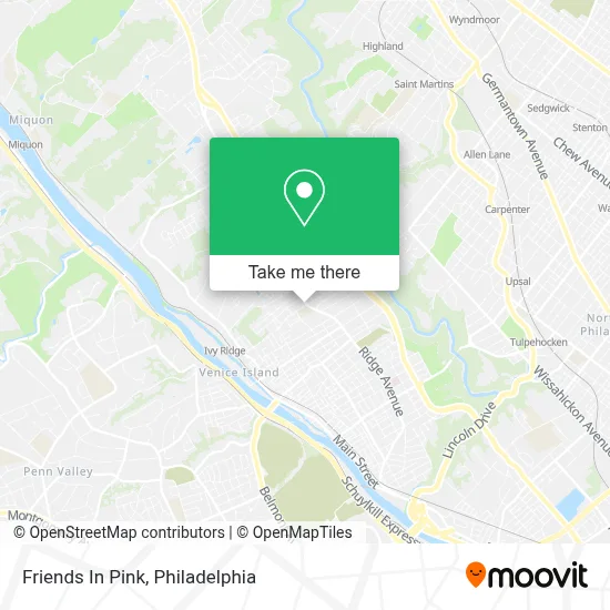 Friends In Pink map