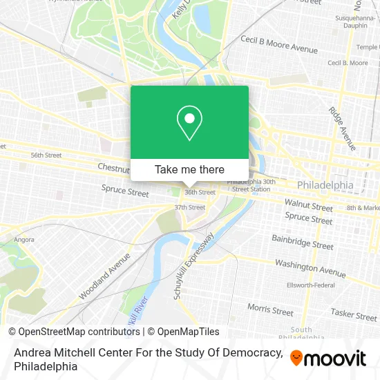 Andrea Mitchell Center For the Study Of Democracy map