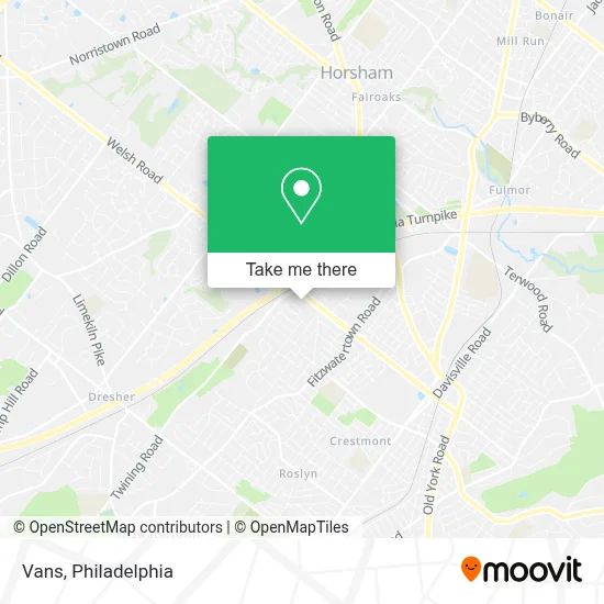 Vans map