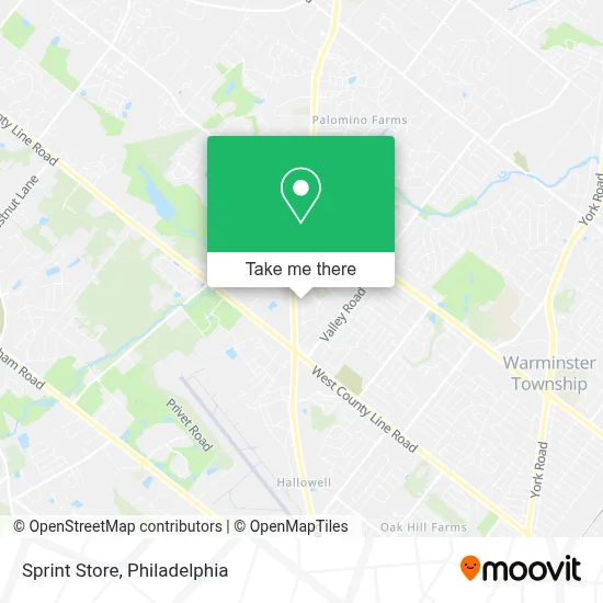 Sprint Store map