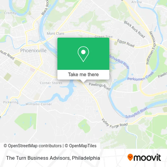 The Turn Business Advisors map