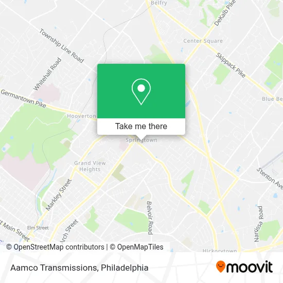 Aamco Transmissions map