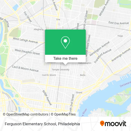 Ferguson Elementary School map