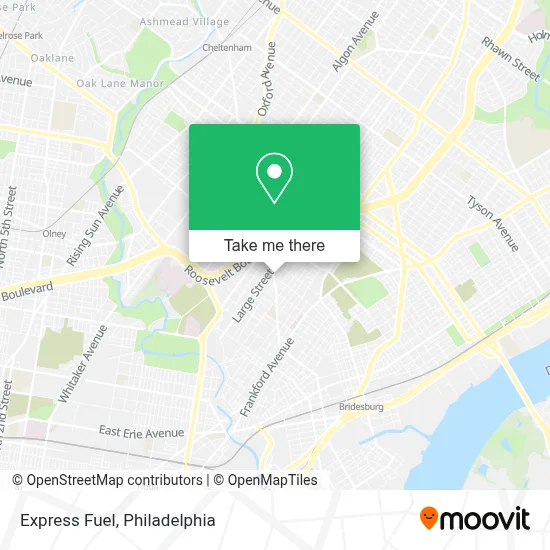 Express Fuel map