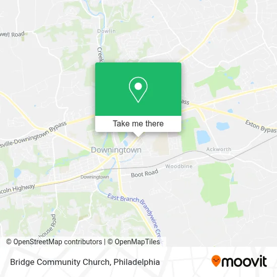 Bridge Community Church map