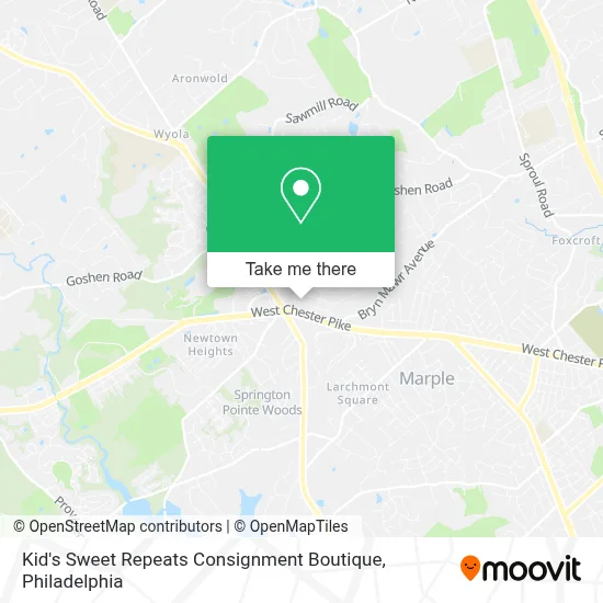 Kid's Sweet Repeats Consignment Boutique map