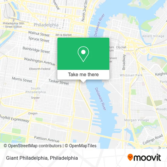 Giant Philadelphia map