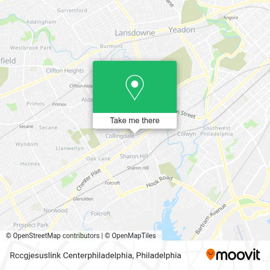 Rccgjesuslink Centerphiladelphia map