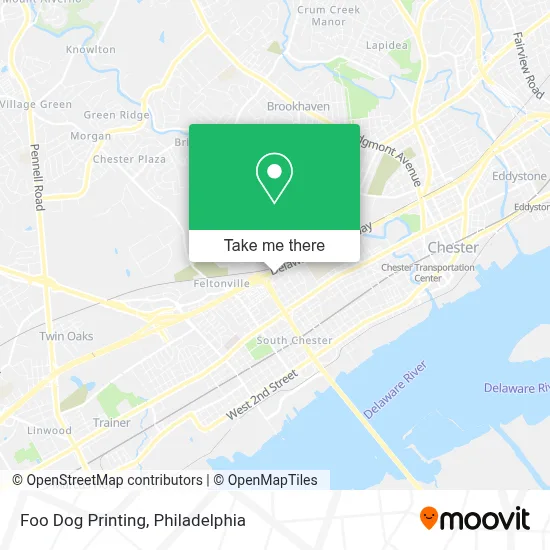 Foo Dog Printing map