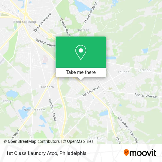 1st Class Laundry Atco map
