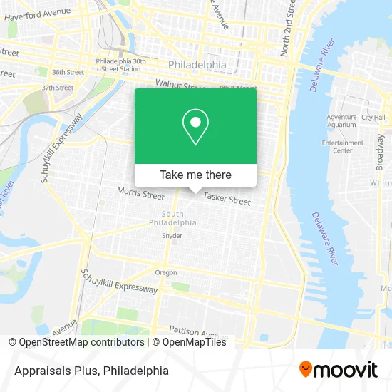 Appraisals Plus map