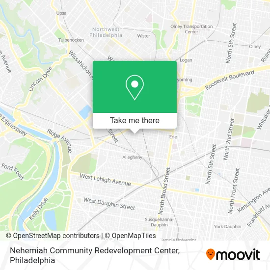 Nehemiah Community Redevelopment Center map