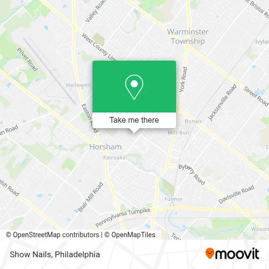 Show Nails map