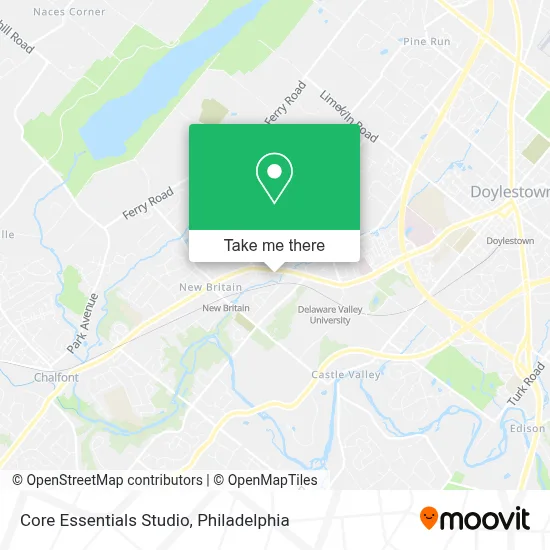 Core Essentials Studio map