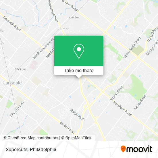 Supercuts map