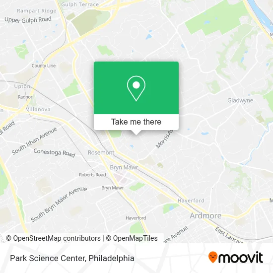 Park Science Center map