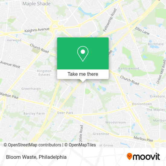 Bloom Waste map