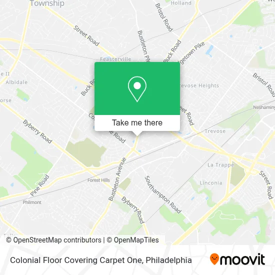 Colonial Floor Covering Carpet One map