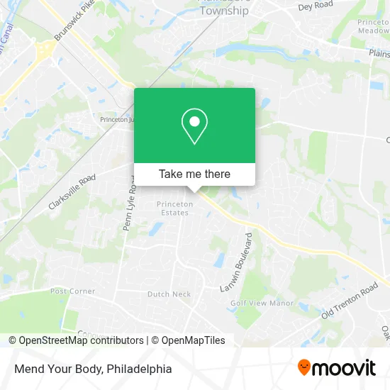 Mend Your Body map