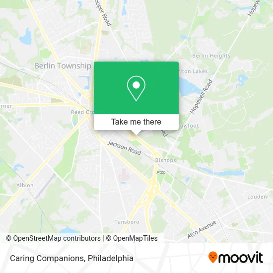 Caring Companions map