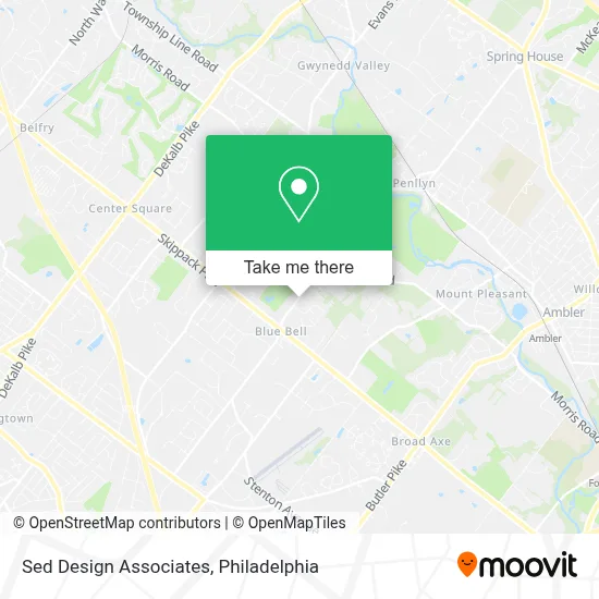 Sed Design Associates map