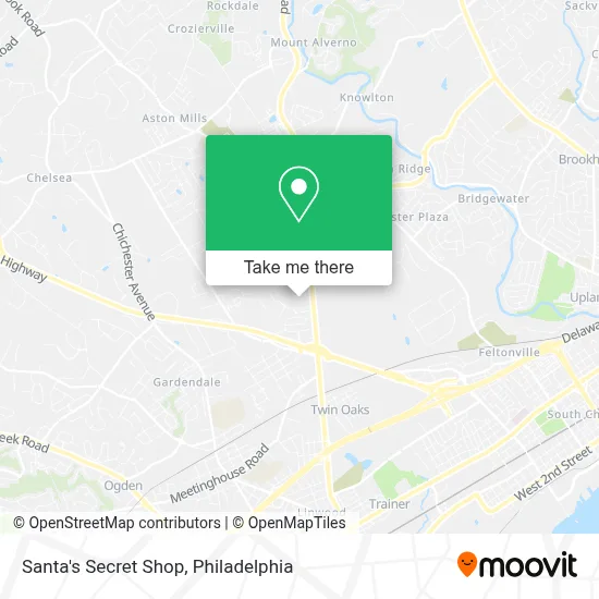 Santa's Secret Shop map