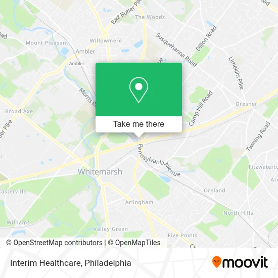 Interim Healthcare map