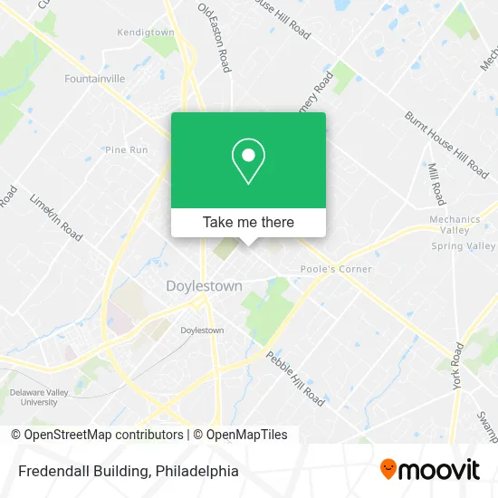 Fredendall Building map