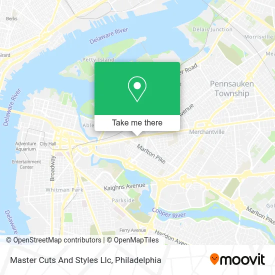 Master Cuts And Styles Llc map