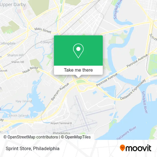 Sprint Store map