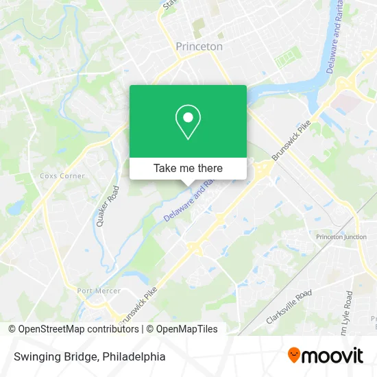 Swinging Bridge map