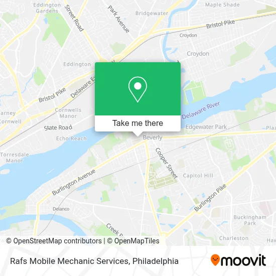 Rafs Mobile Mechanic Services map