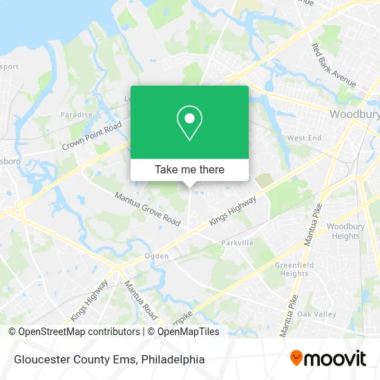 Gloucester County Ems map