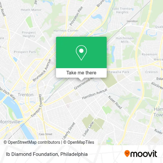 Ib Diamond Foundation map