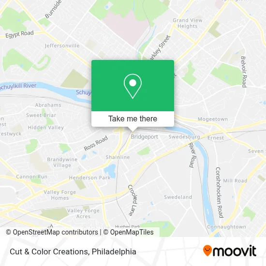 Cut & Color Creations map
