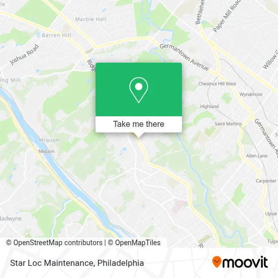 Star Loc Maintenance map