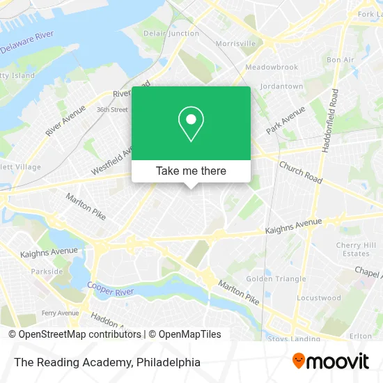 The Reading Academy map