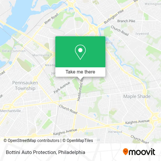 Bottini Auto Protection map